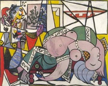 atelier Deux personnages 1934 Cubismo Pinturas al óleo
